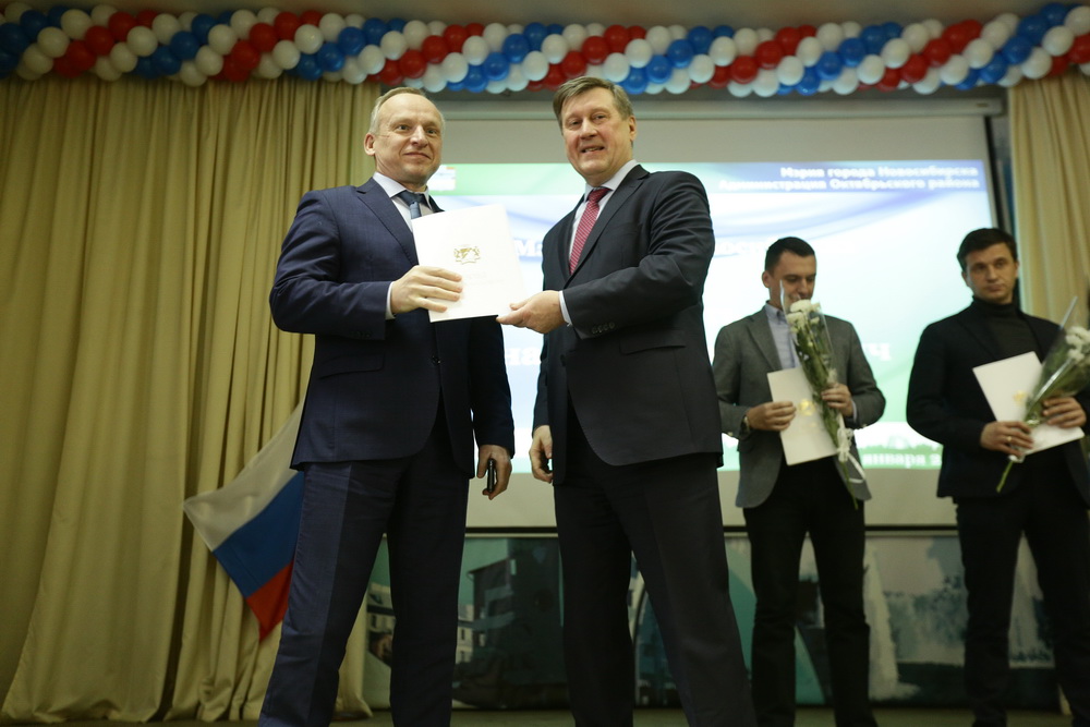 На подведении итогов 2021 года в Октябрьском районе