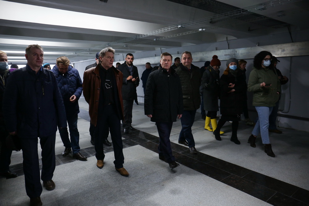 Переход на площади Ленина после ремонта. Апрель 2021 года