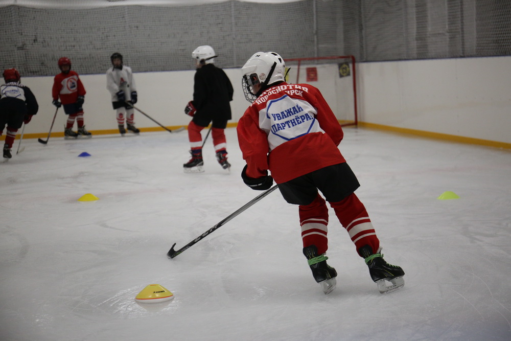 В центре хоккейного мастерства «Космос»