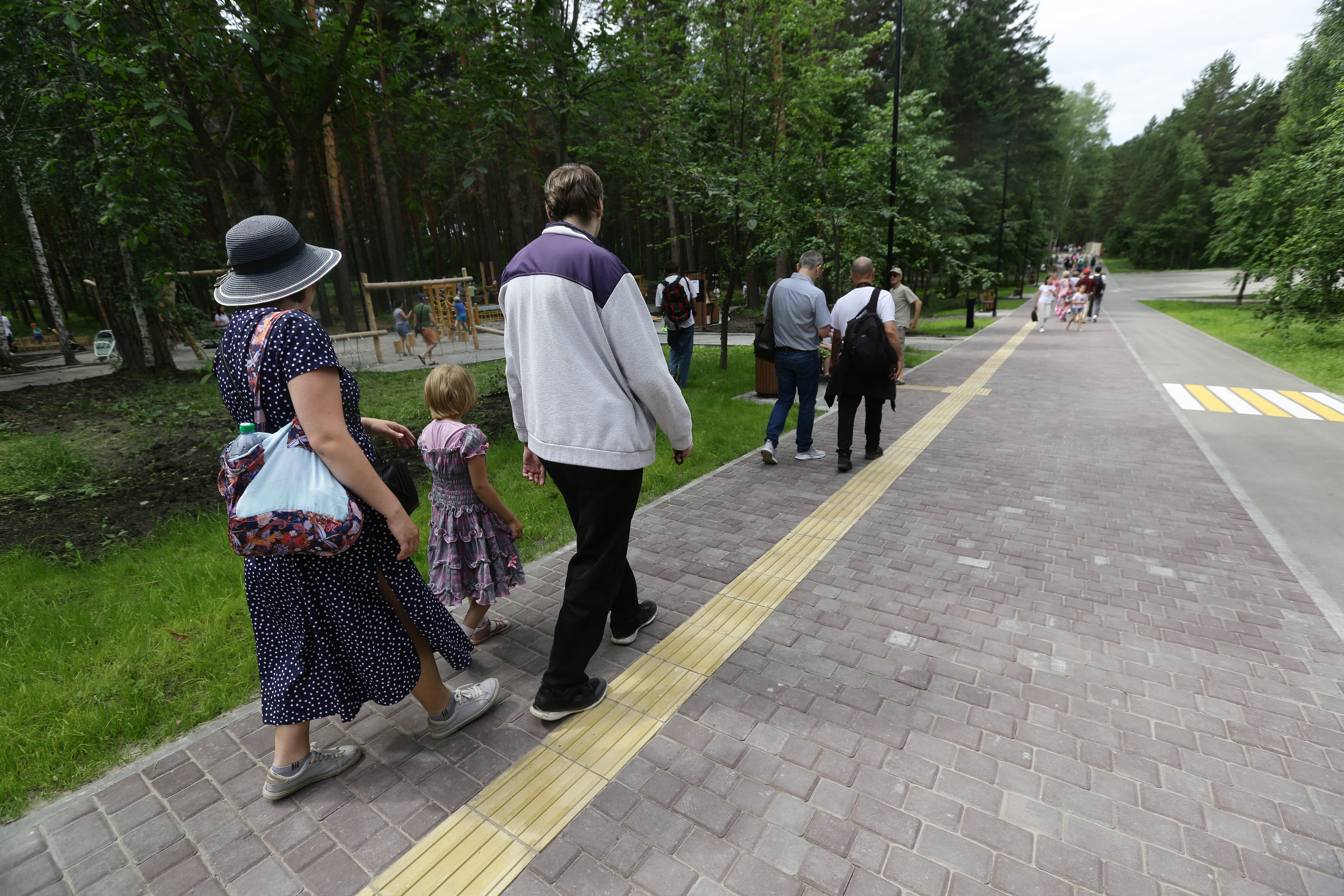 Заельцовский парк после реконструкции. Июнь 2022 года