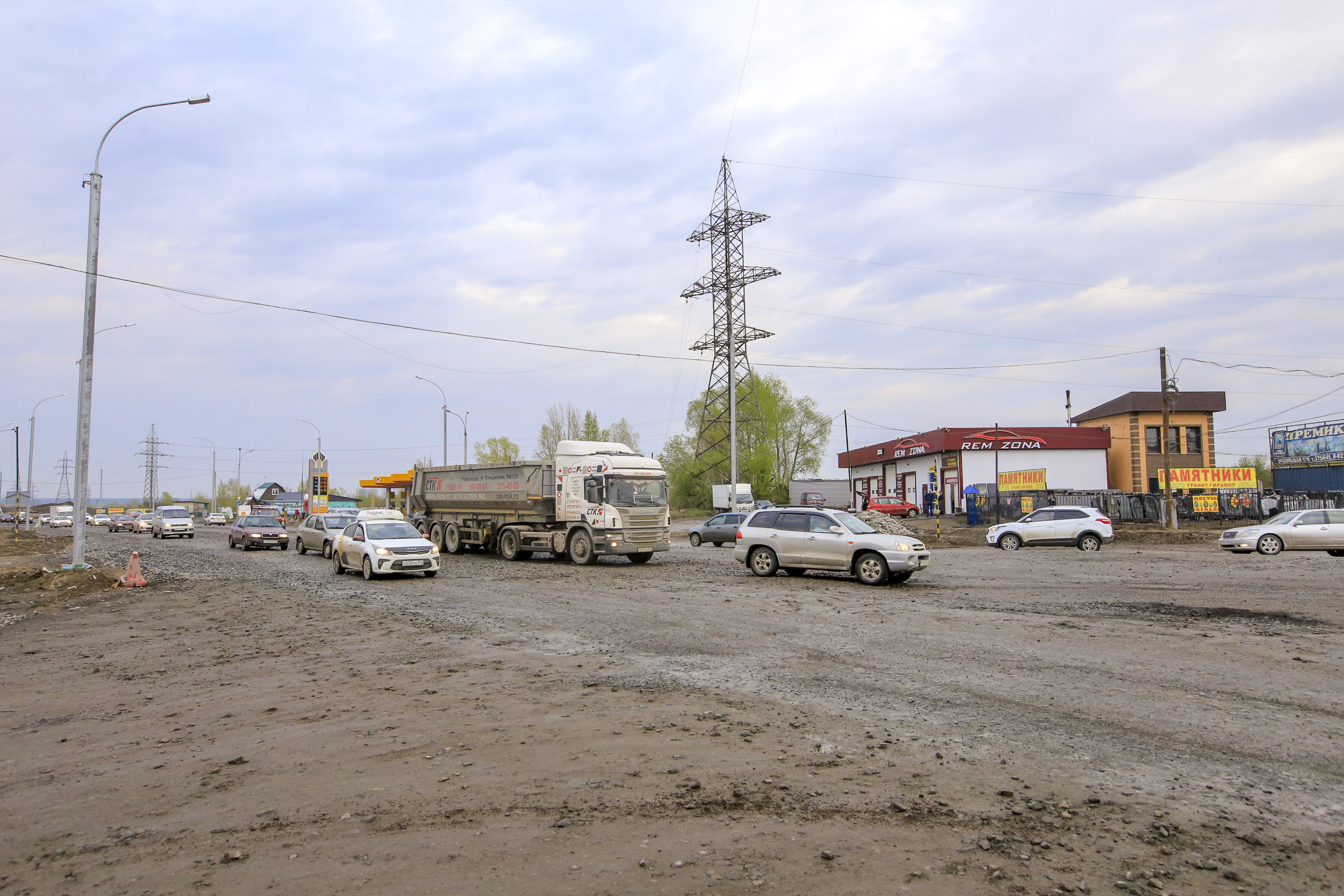 Процесс реконструкции улицы Большой (апрель 2020 года)