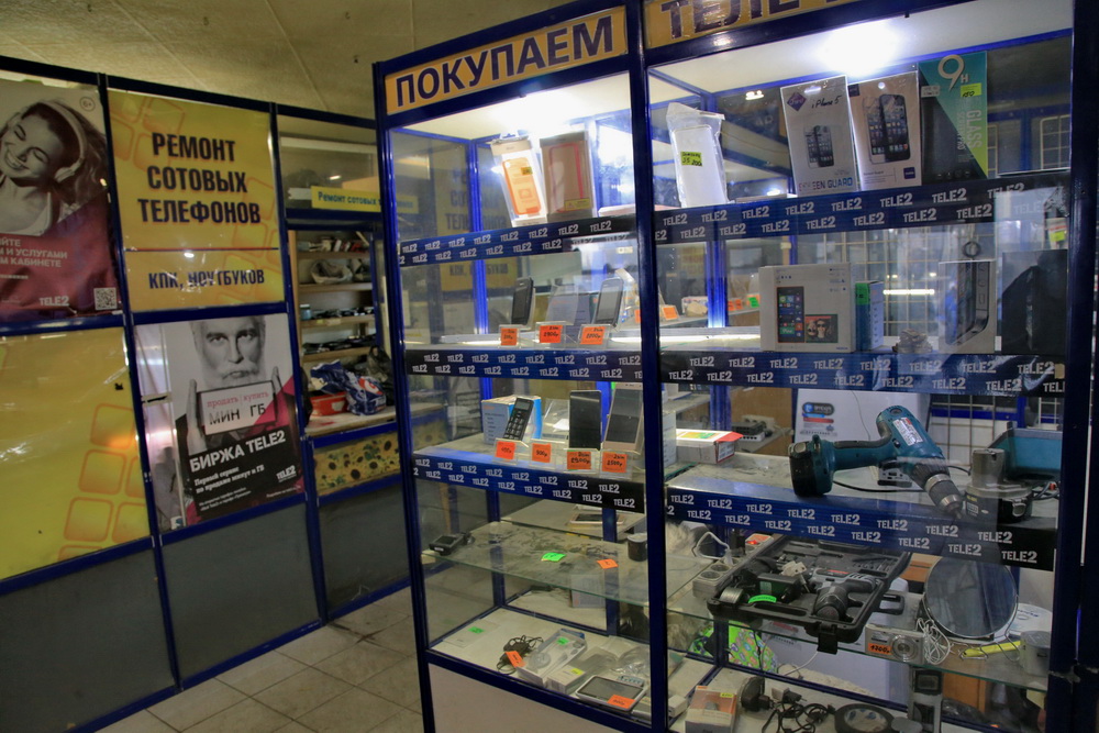 Снос киосков в районе бывшей барахолки (октябрь 2019 года)