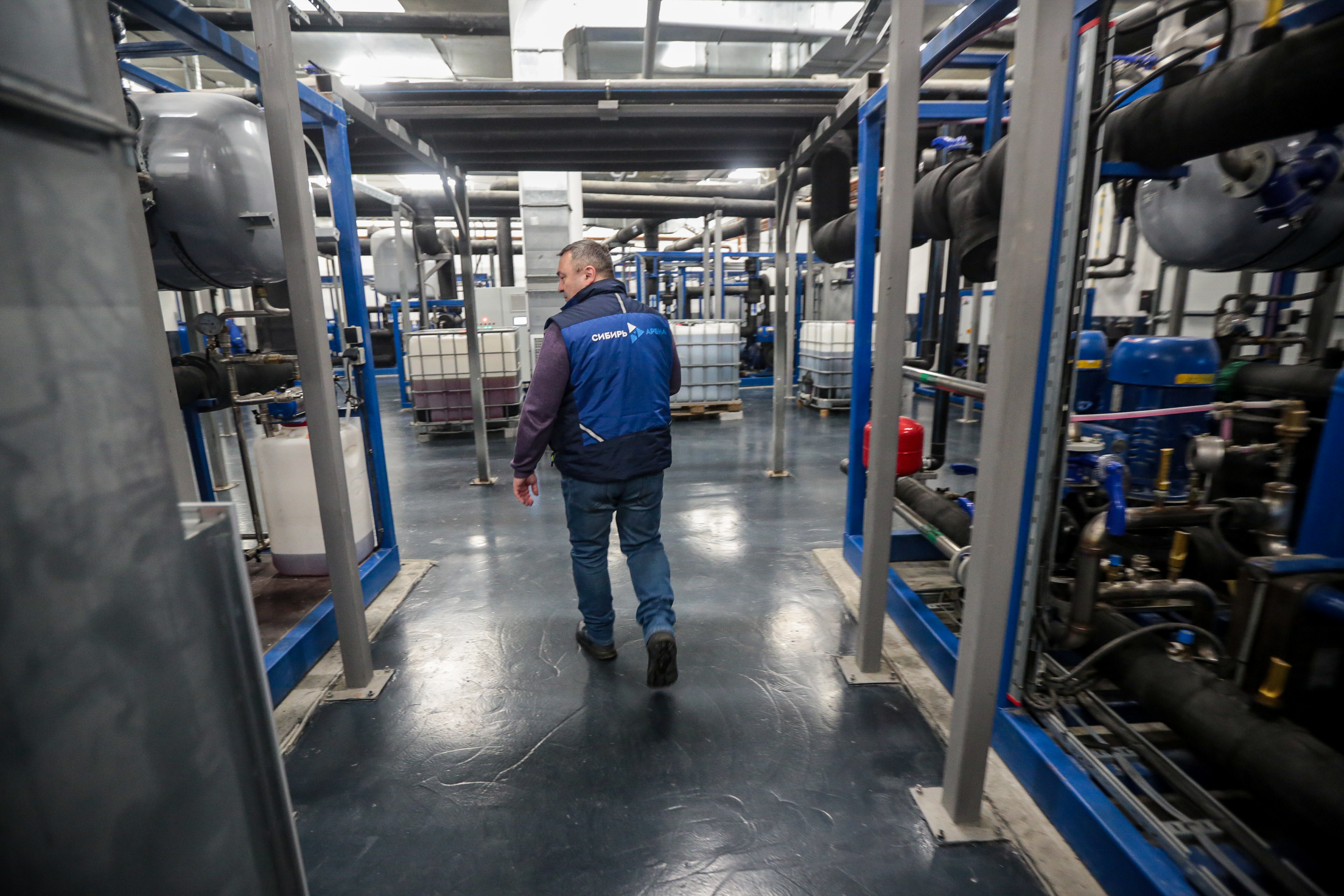 «Сердце» арены — система охлаждения льда и кондиционирования стадиона