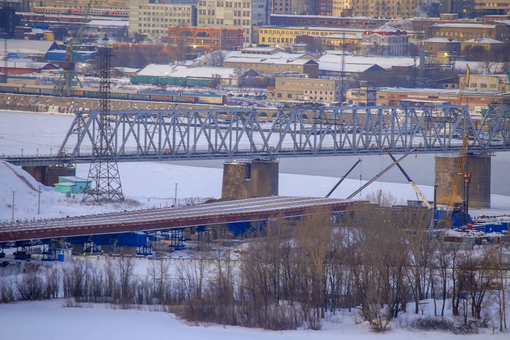 Пролётное строение для моста. Декабрь 2020 года