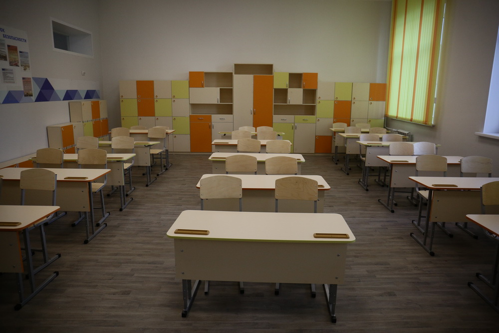 Новая школа в микрорайоне «Родники». Ноябрь 2021 года