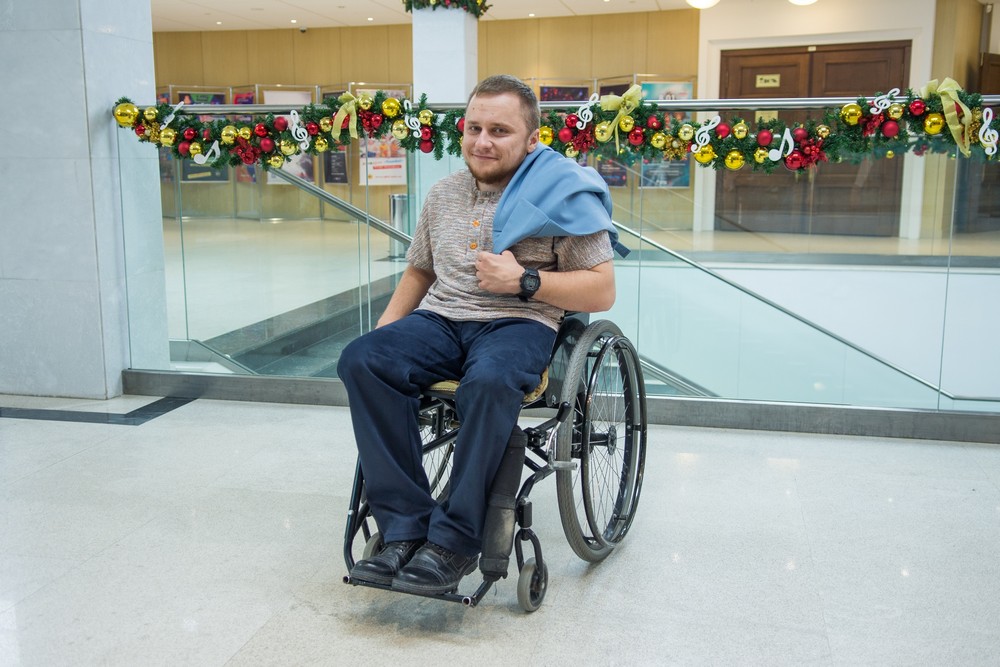 Показ инклюзивной коллекции на открытии Декады инвалидов