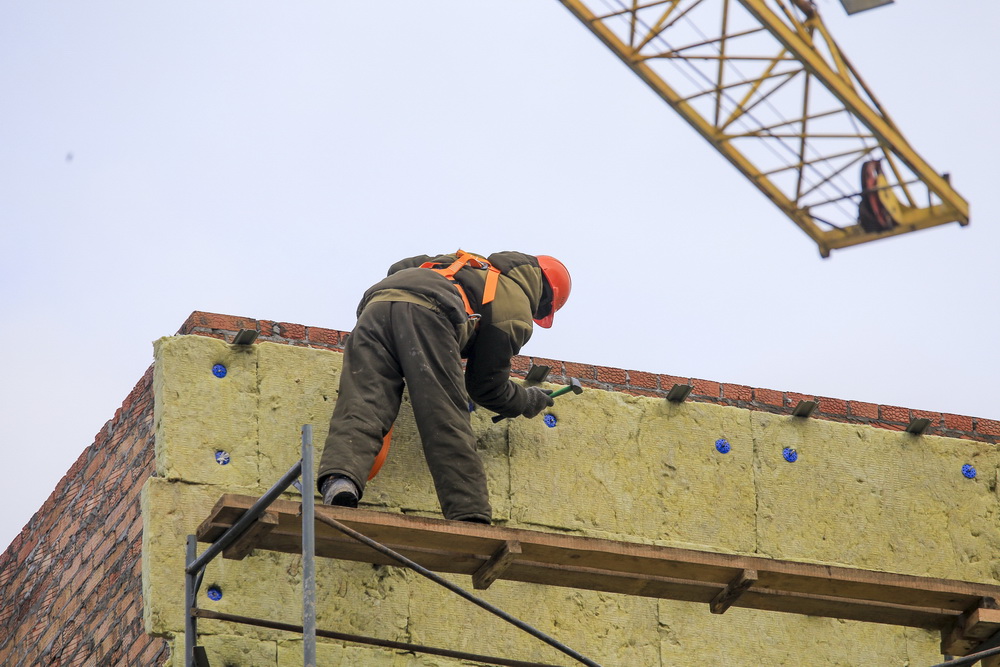 Строительство новой школы на Михаила Немыткина. Ноябрь 2020 года