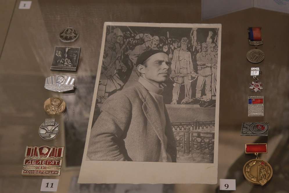 Выставка Александра Чернобровцева в музее Заельцовского района. 2017 год