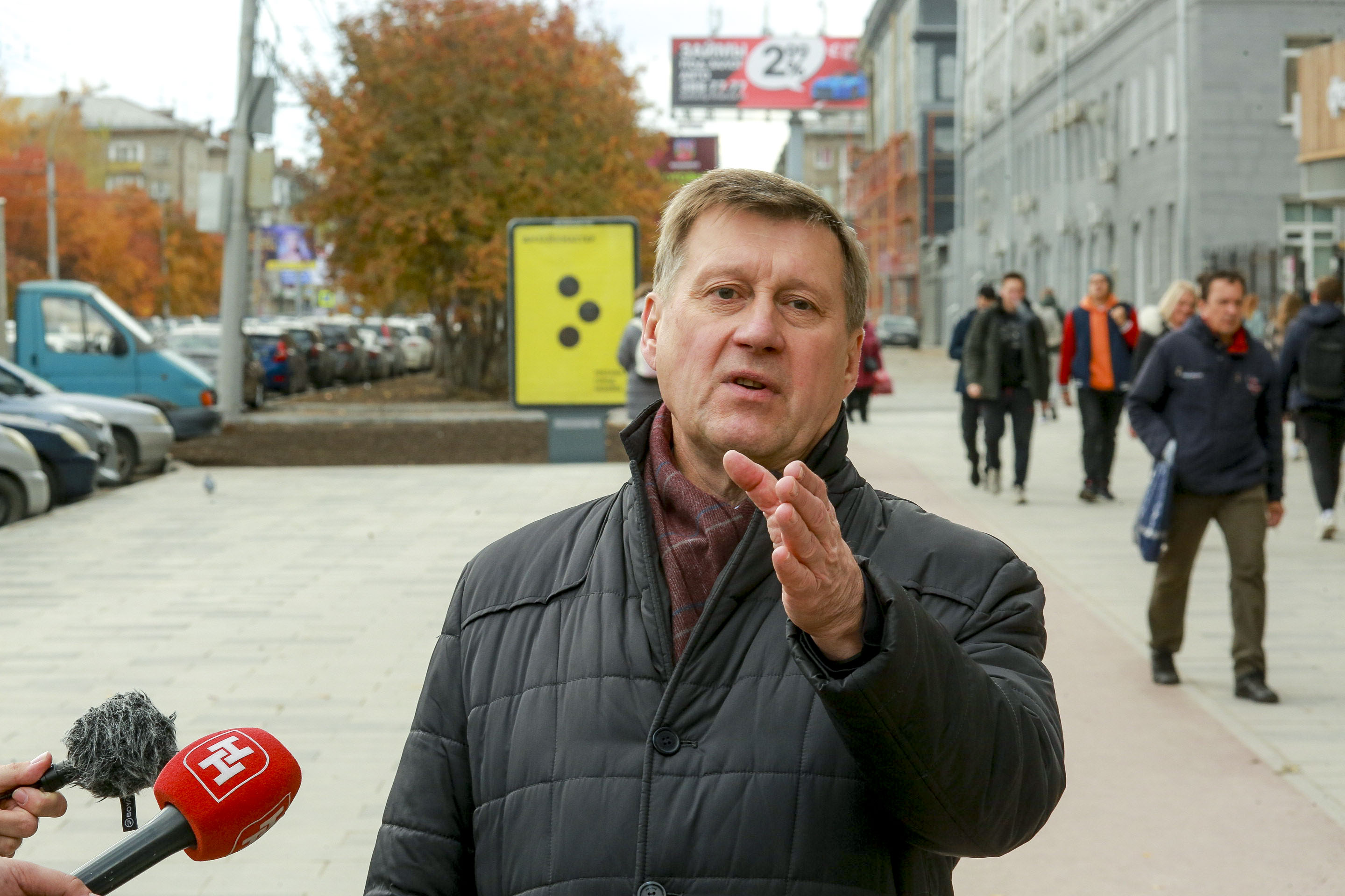 Завершающая стадия ремонта на проспекте Маркса. 12 октября 2022 года