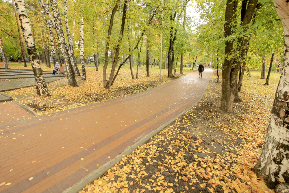 Сквер имени Кирова. Октябрь 2021 года