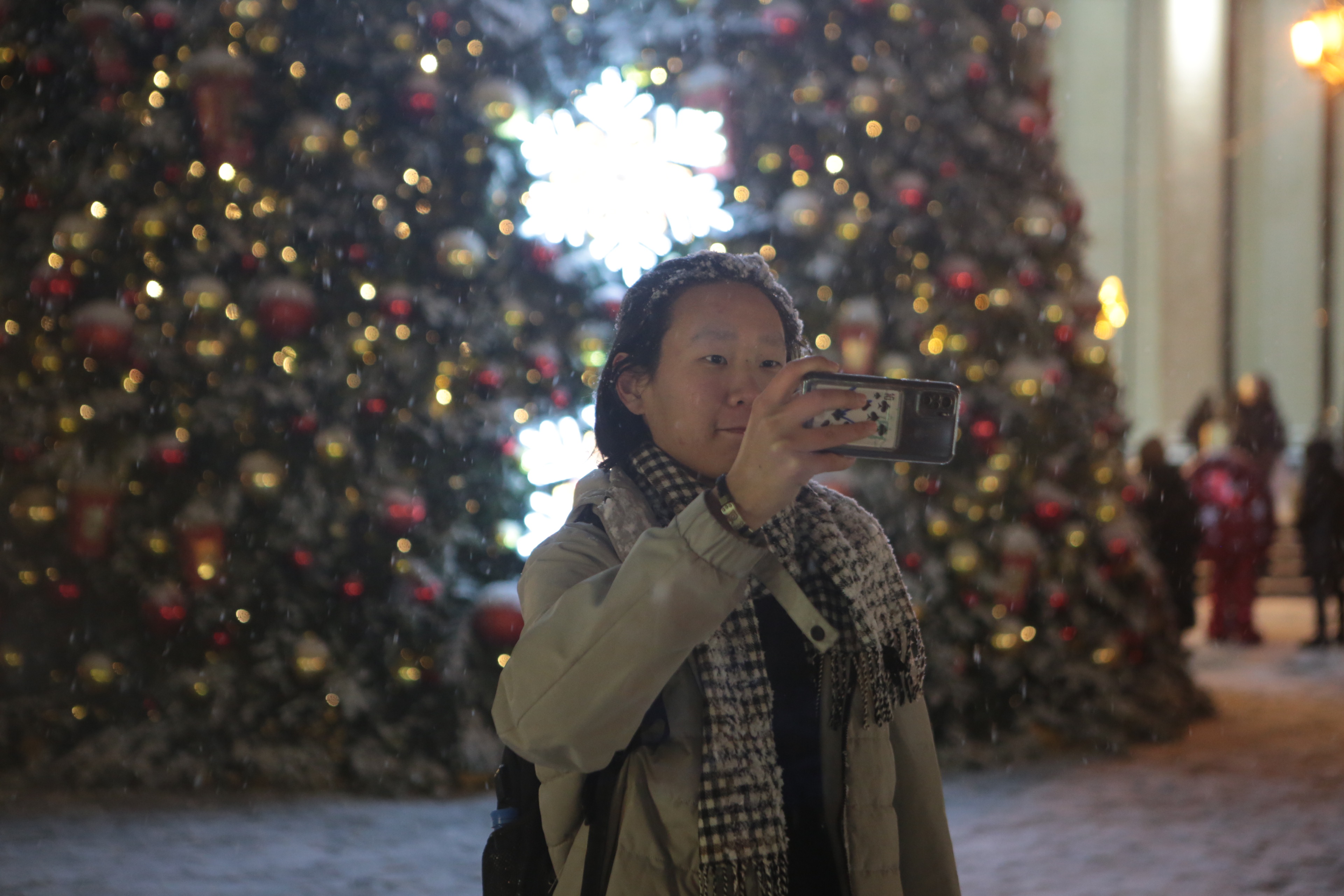 Ёлка на площади Ленина