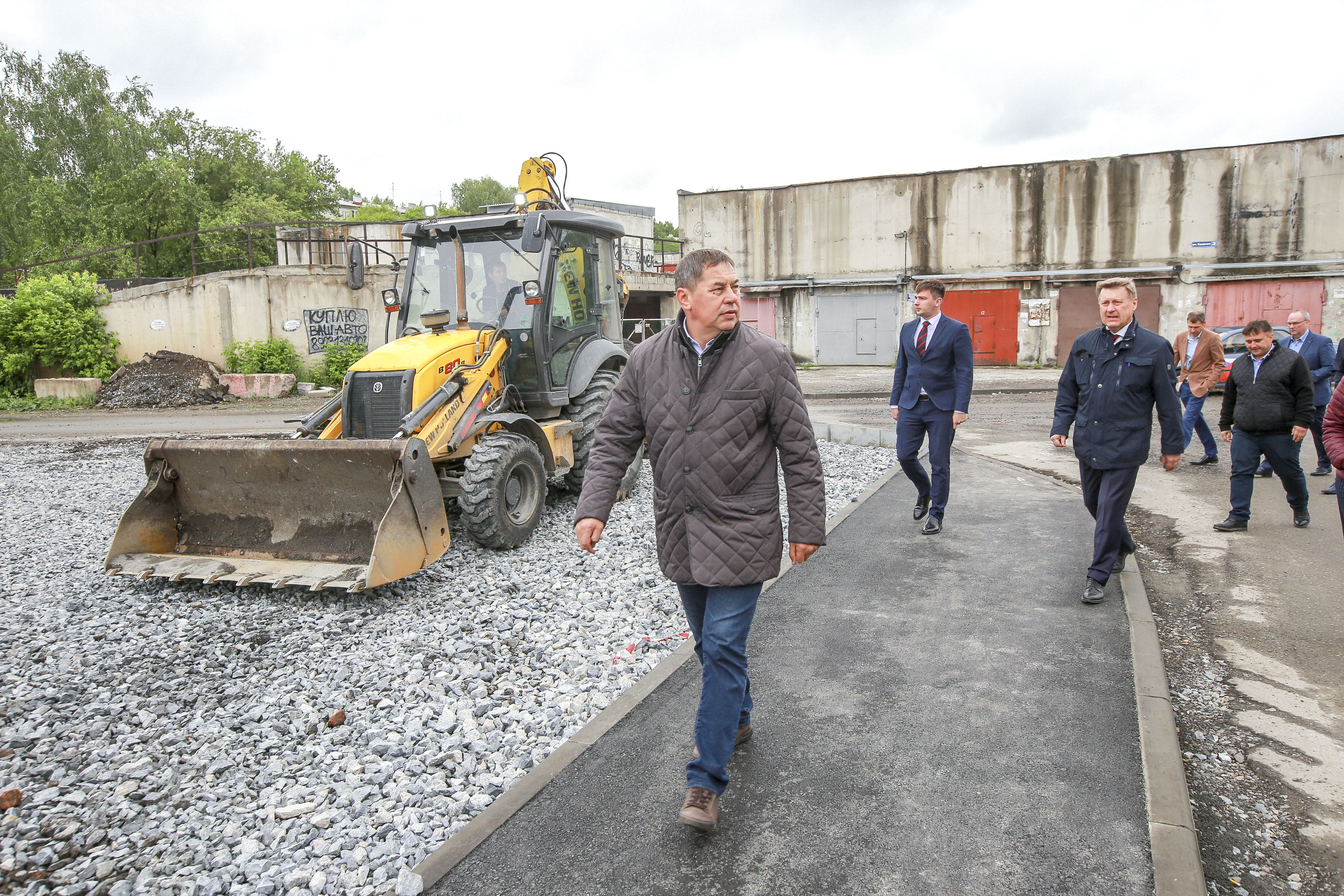 Капремонт двора на ул. Ударной. Июнь 2022 года