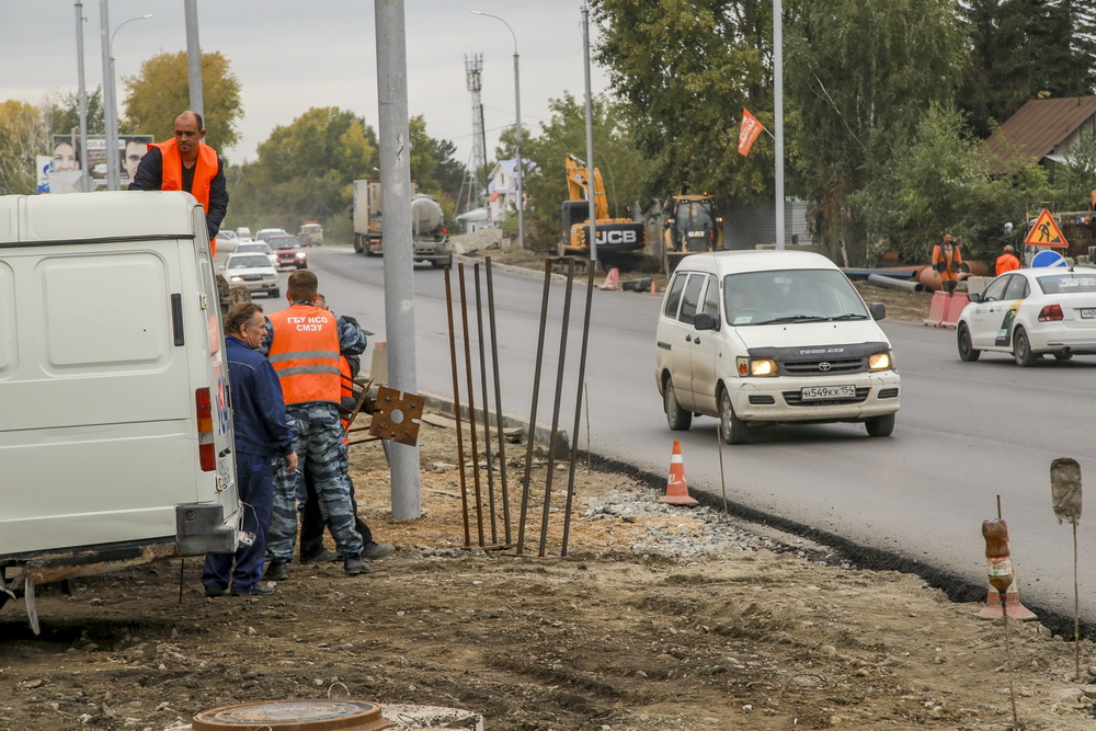 Реконструкция улицы Кедровой (сентябрь 2020 года)