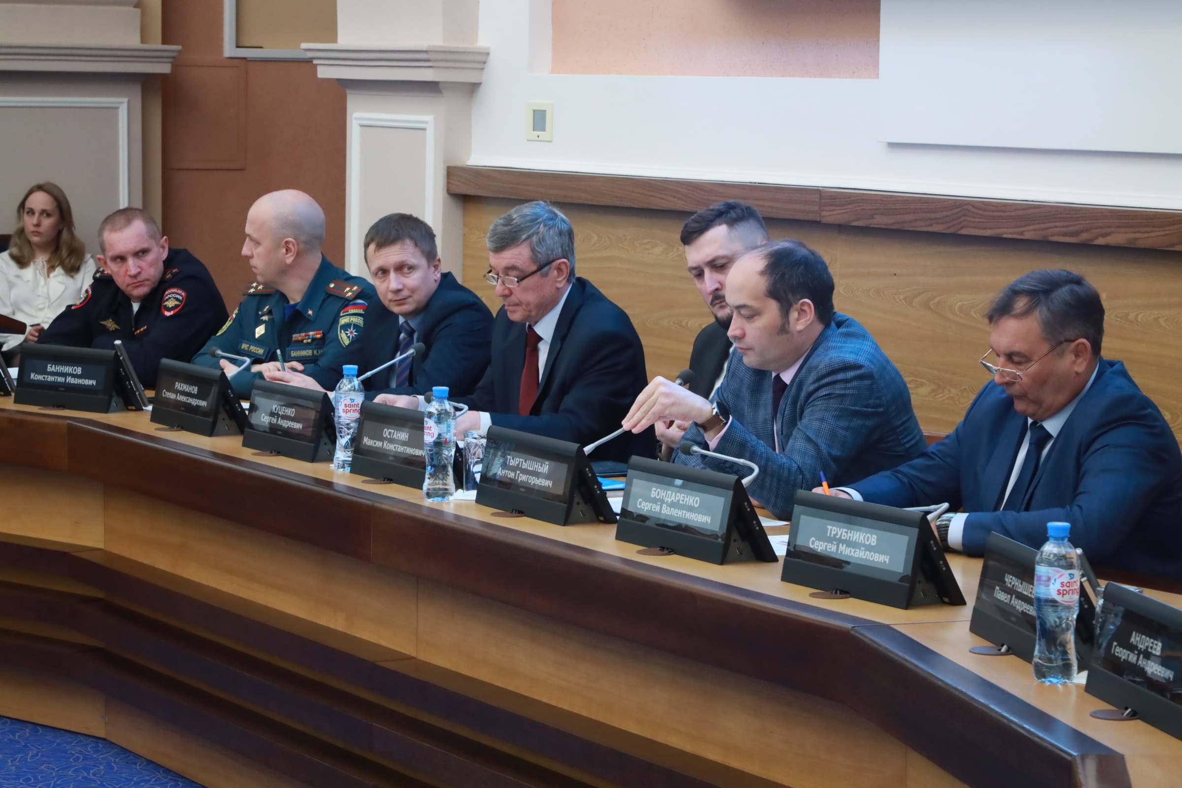 На подведении итогов работы департамента по ЧС и взаимодействию с административными органами мэрии Новосибирска