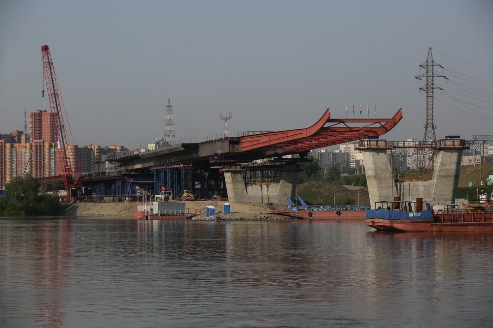 Строительство четвёртого моста. 26 мая 2021 года