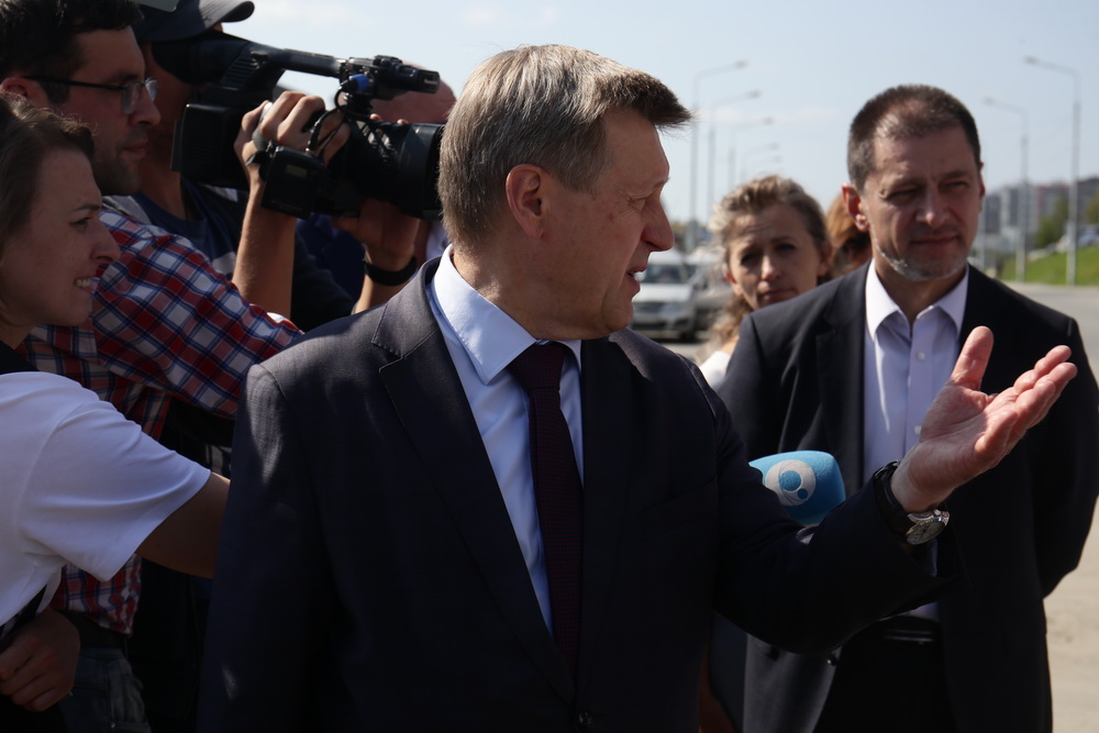 Постройка четырёхполосной дороги на выезде из Родников. Август 2021