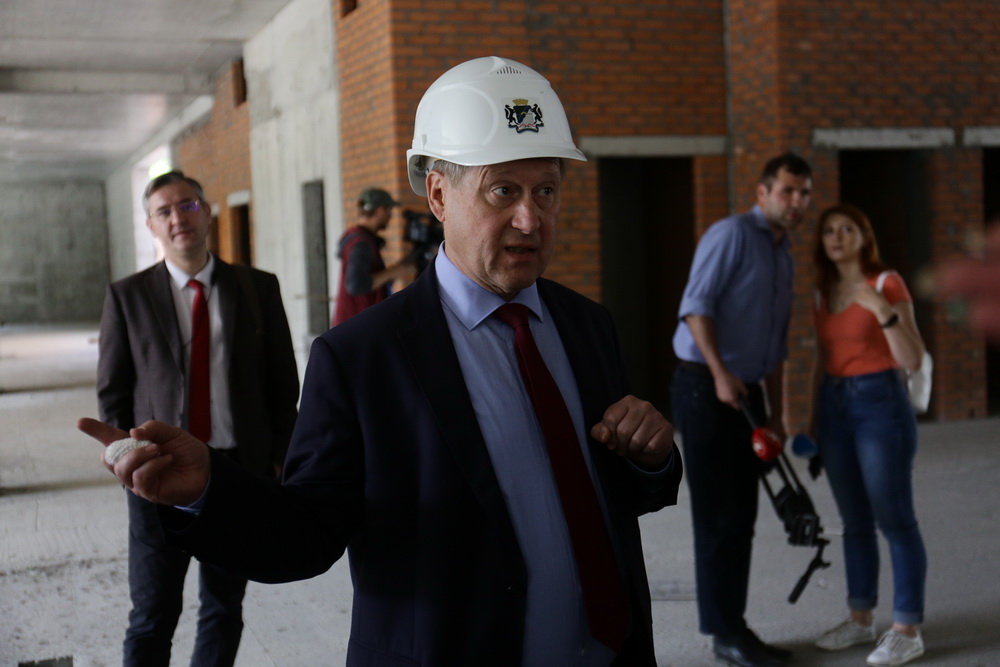 На стройке школы №54 (31.05.2022)