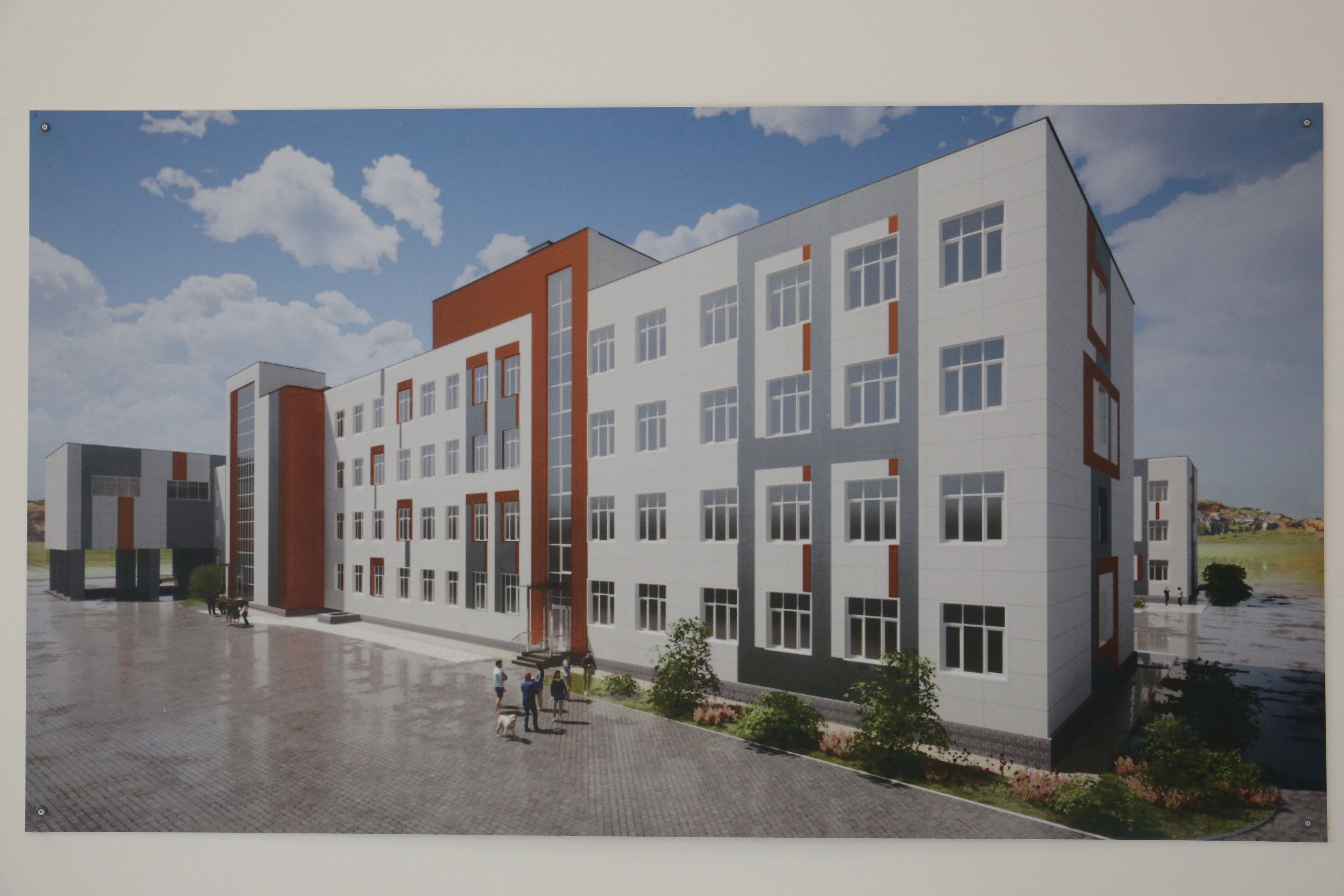 Школа на улице Михаила Немыткина. Март 2021 года