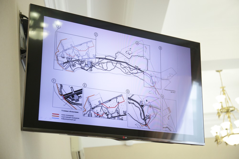 На презентации проекта благоустройства Заельцовского парка
