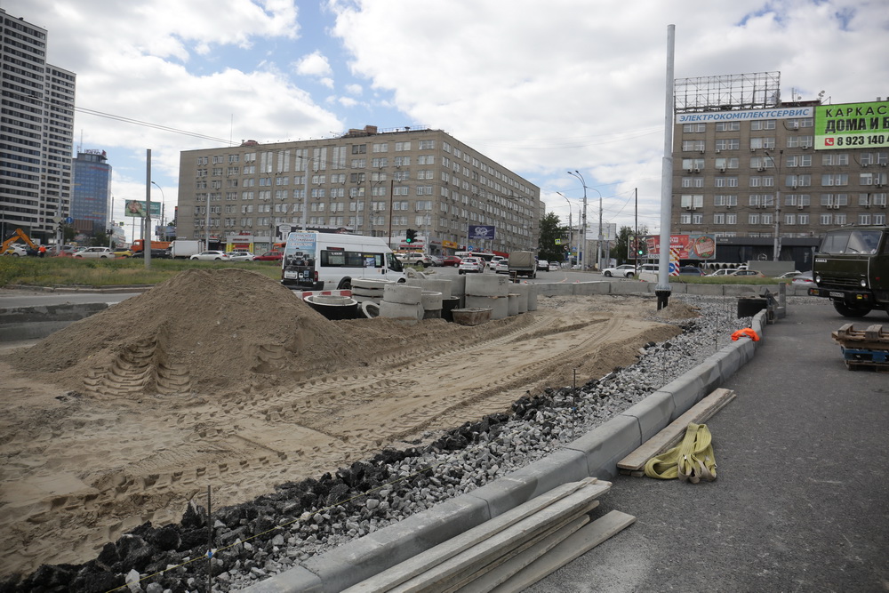 Реконструкция площади Лыщинского: июнь 2021 года