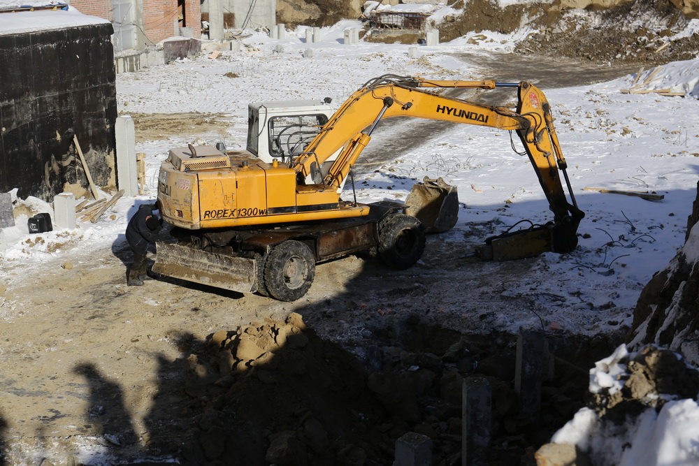 Строительство «Туриста». Февраль 2022 года