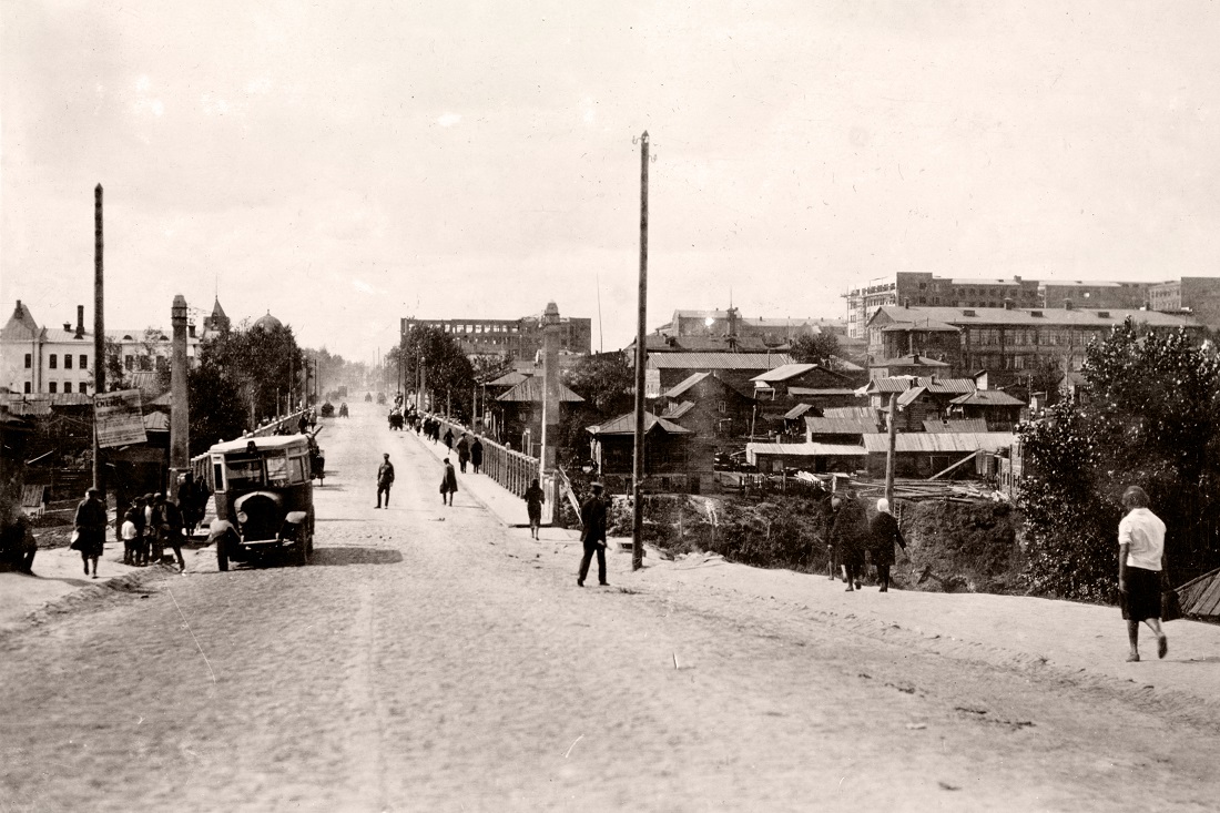 Мост через Каменку в 1930-х годах