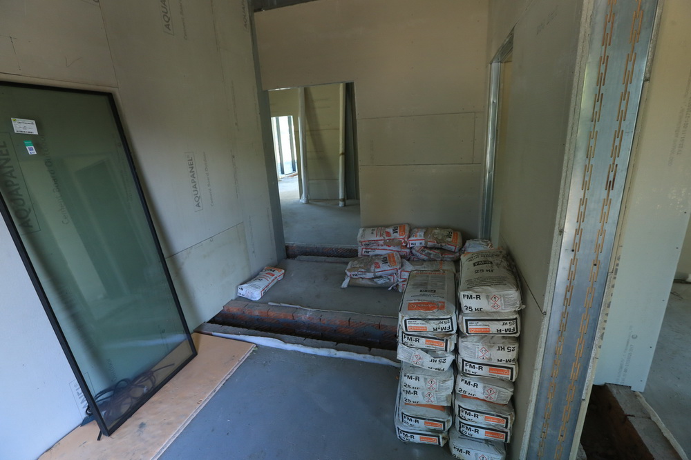 Строительство парка «Каменка». Август 2023 года