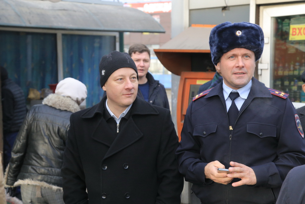 Снос киосков в районе бывшей барахолки (октябрь 2019 года)