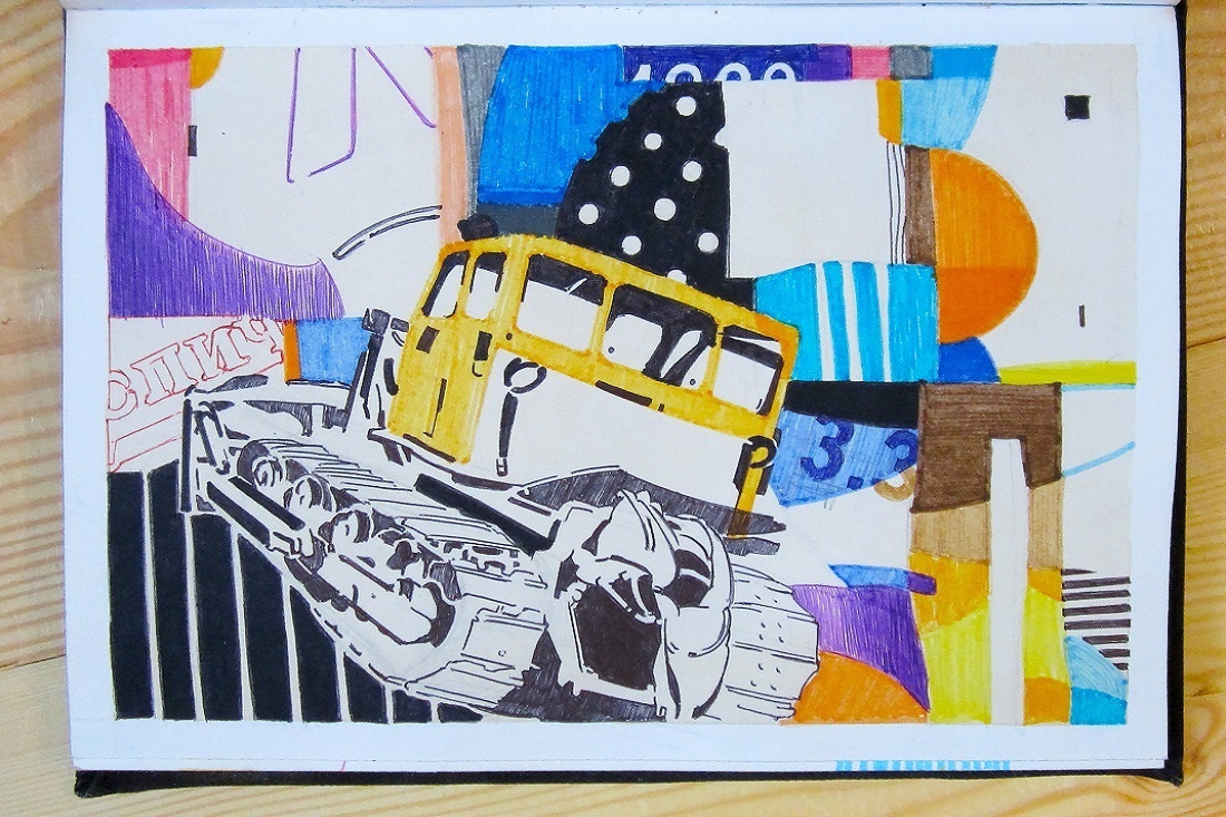 Работы художника Алексея Асеева: осенний скетч