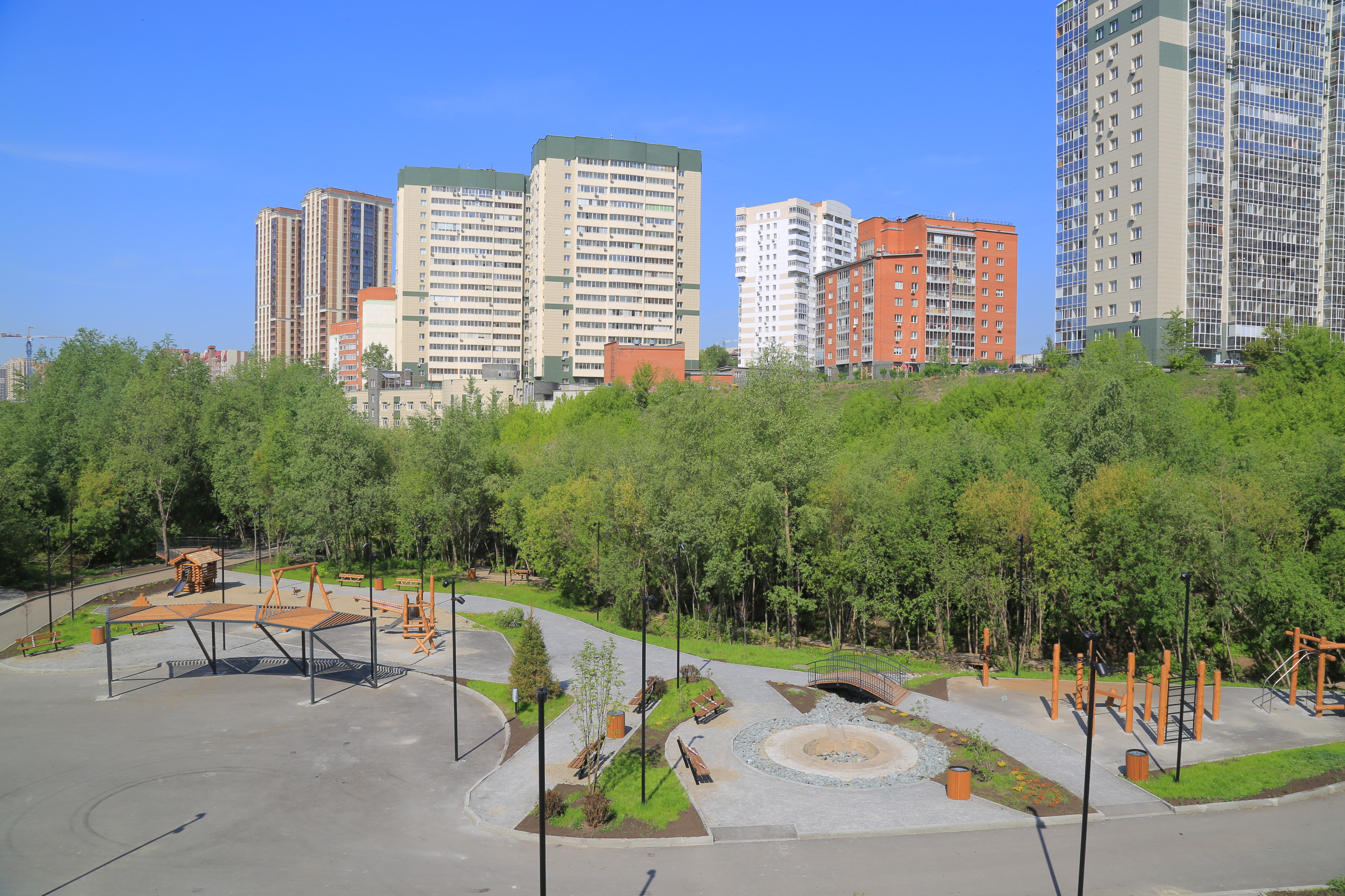 Ельцовский парк (июнь 2023 года)