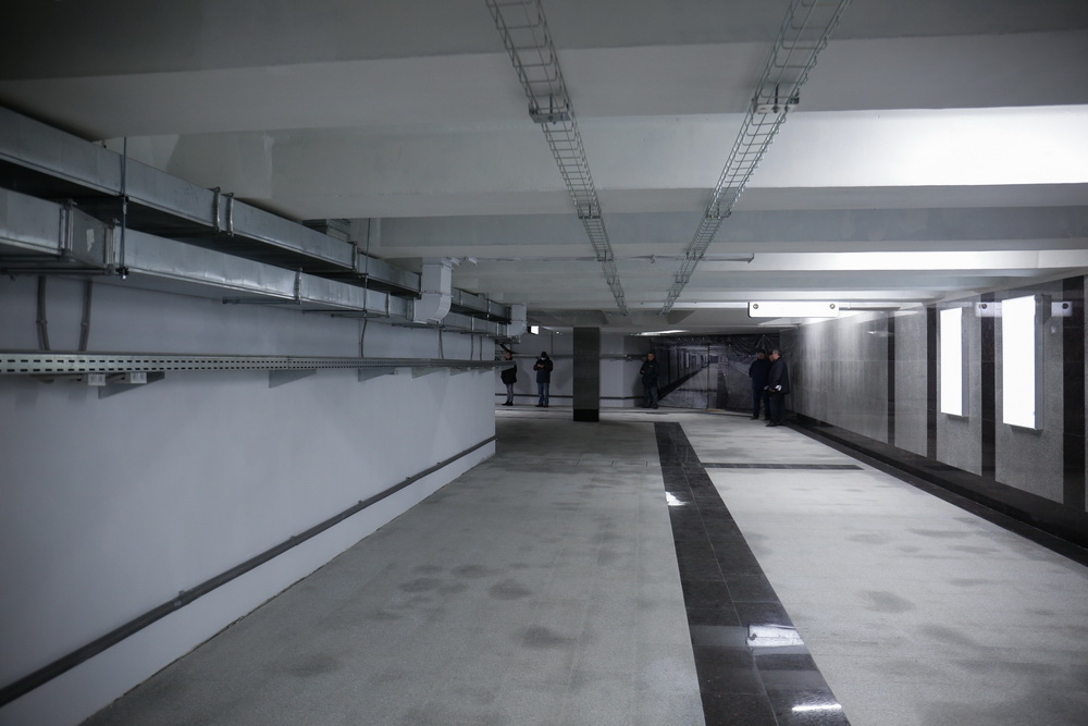 Переход на площади Ленина после ремонта. Апрель 2021 года