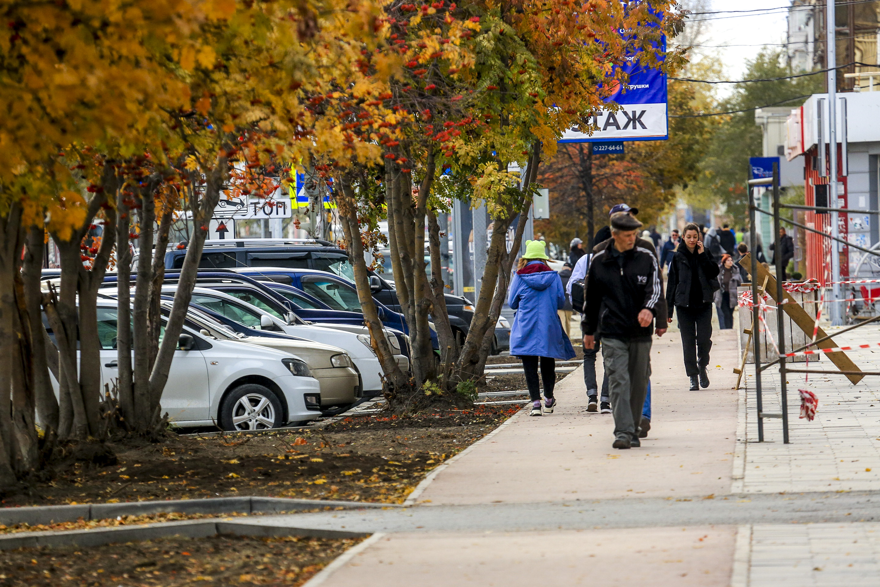 Завершающая стадия ремонта на проспекте Маркса. 12 октября 2022 года