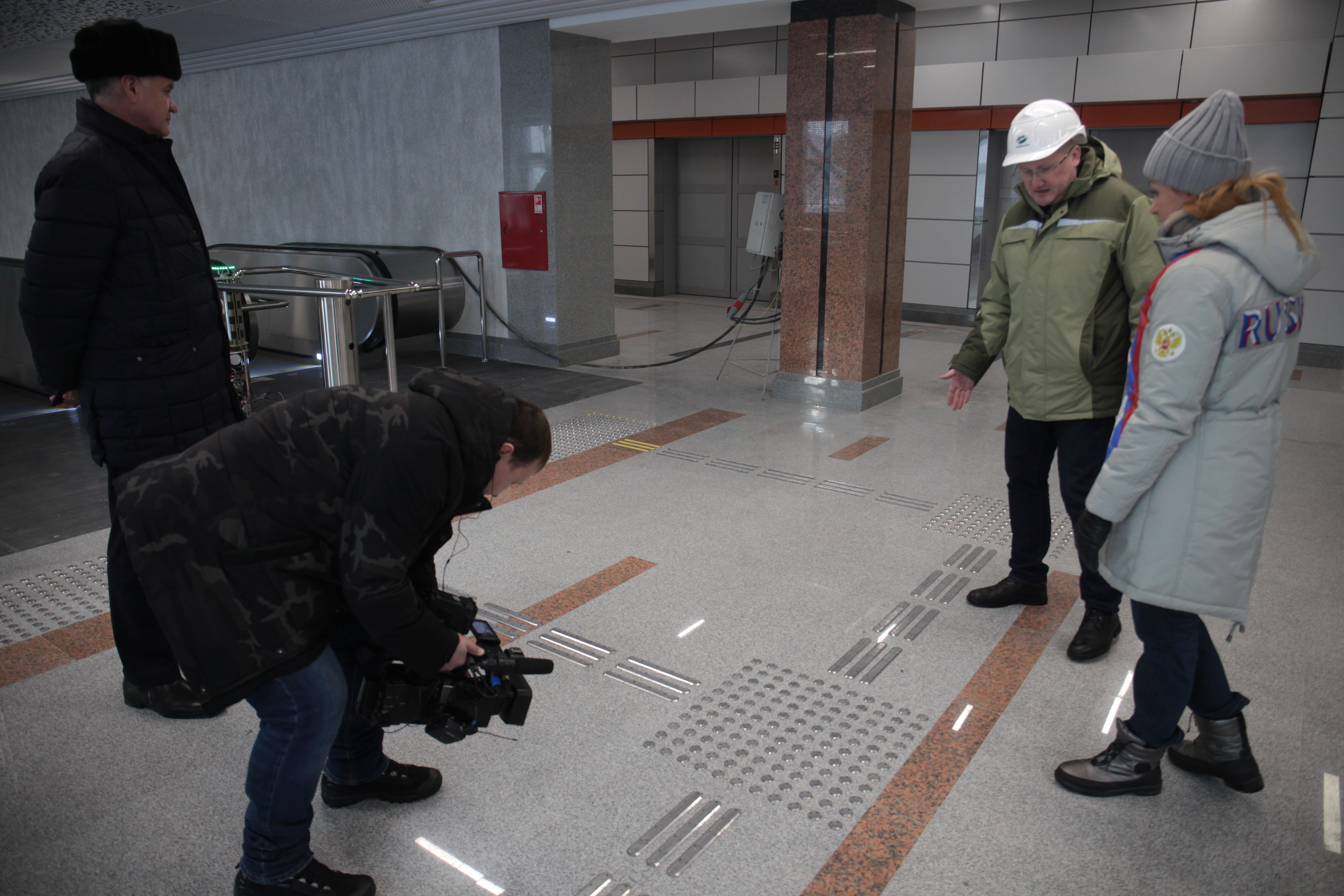 Станция метро «Спортивная». Январь 2023 года