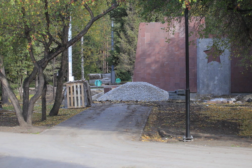 Сквер Славы. Сентябрь 2019 года