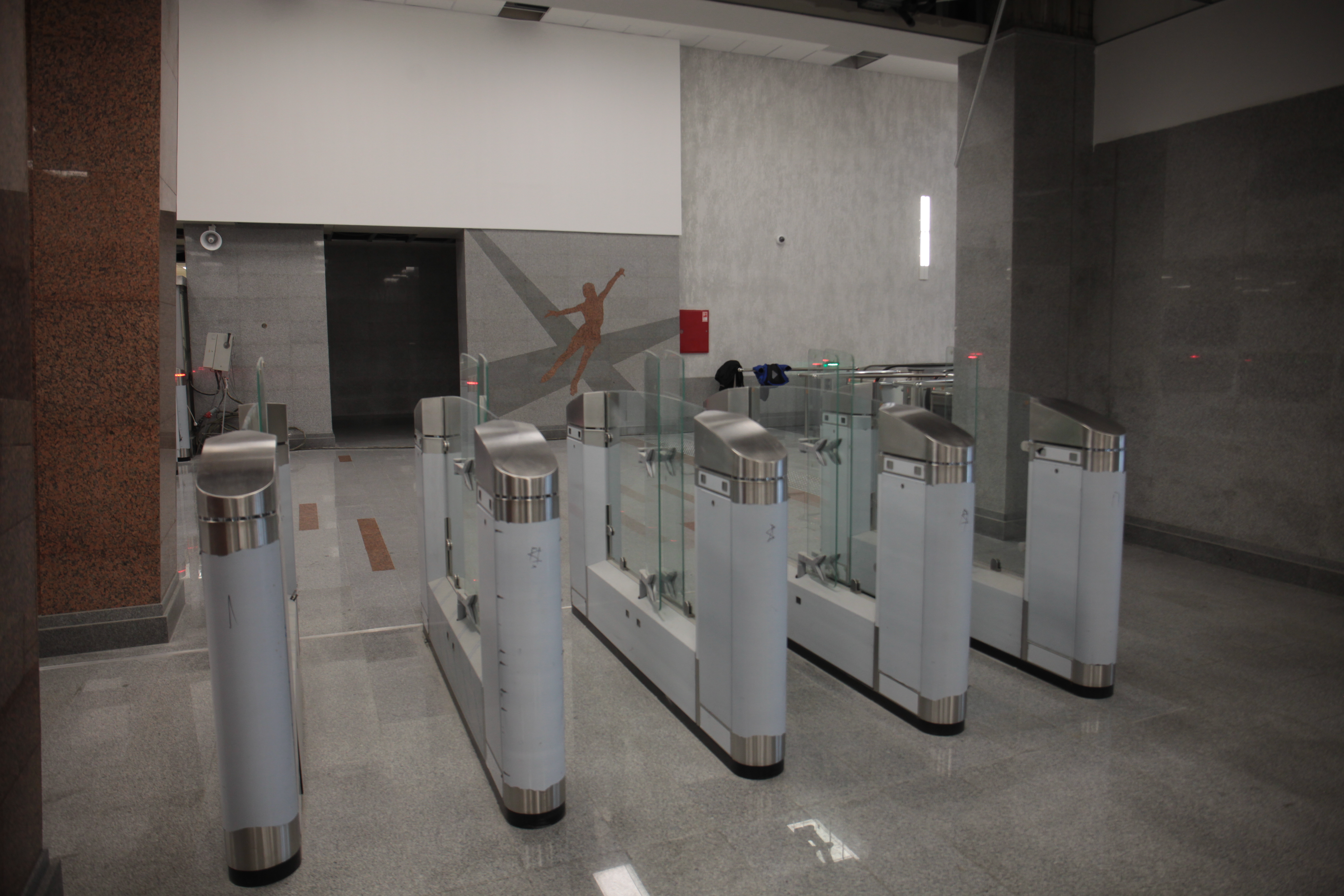 Станция метро «Спортивная». Январь 2023 года