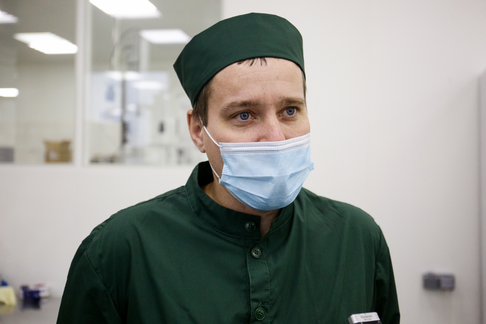 Инженер-наладчик Алексей Бакасов