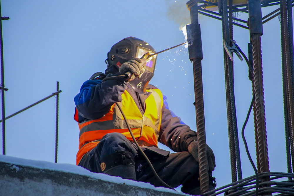 Строительство школы №54. Январь 2022 года