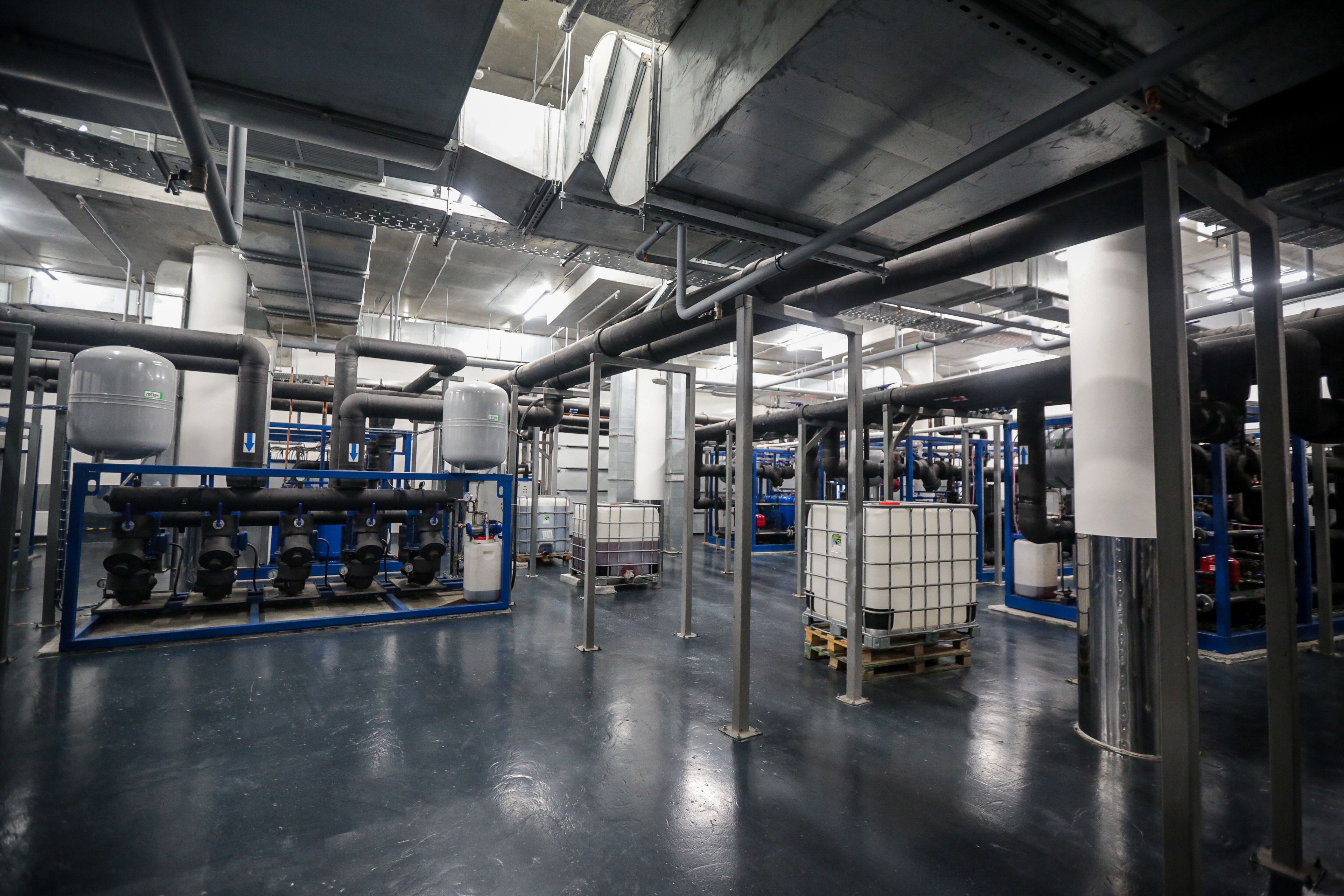 «Сердце» арены — система охлаждения льда и кондиционирования стадиона