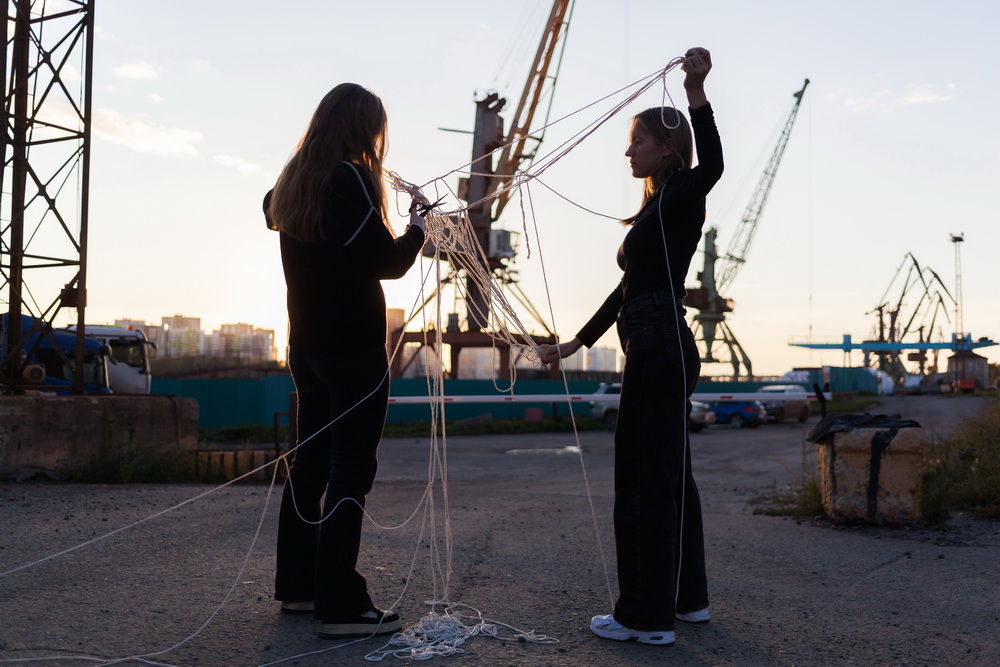 На съёмках фильма «Вспоминание»