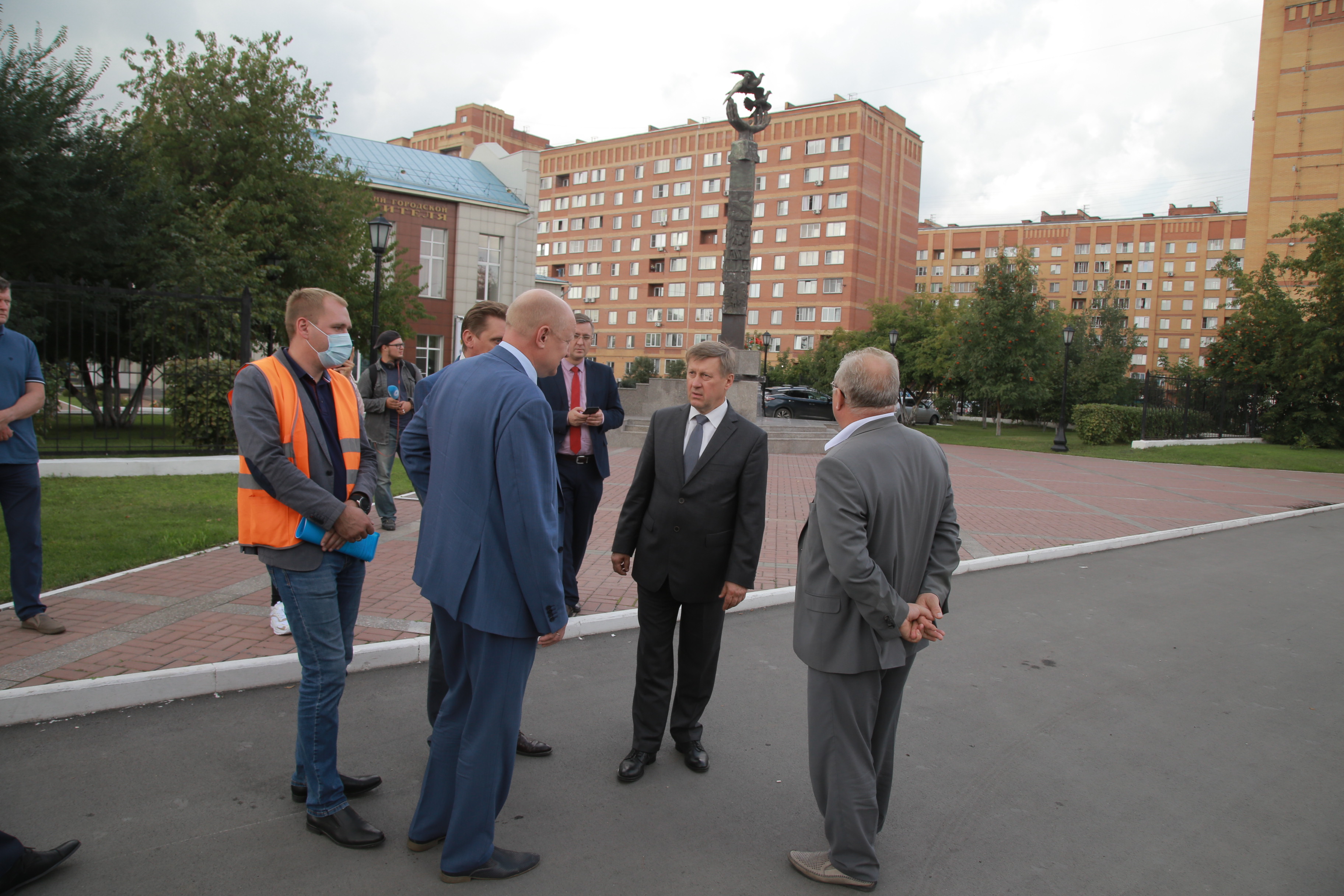 Завершающий этап ремонта на Владимировской (август 2020 года)