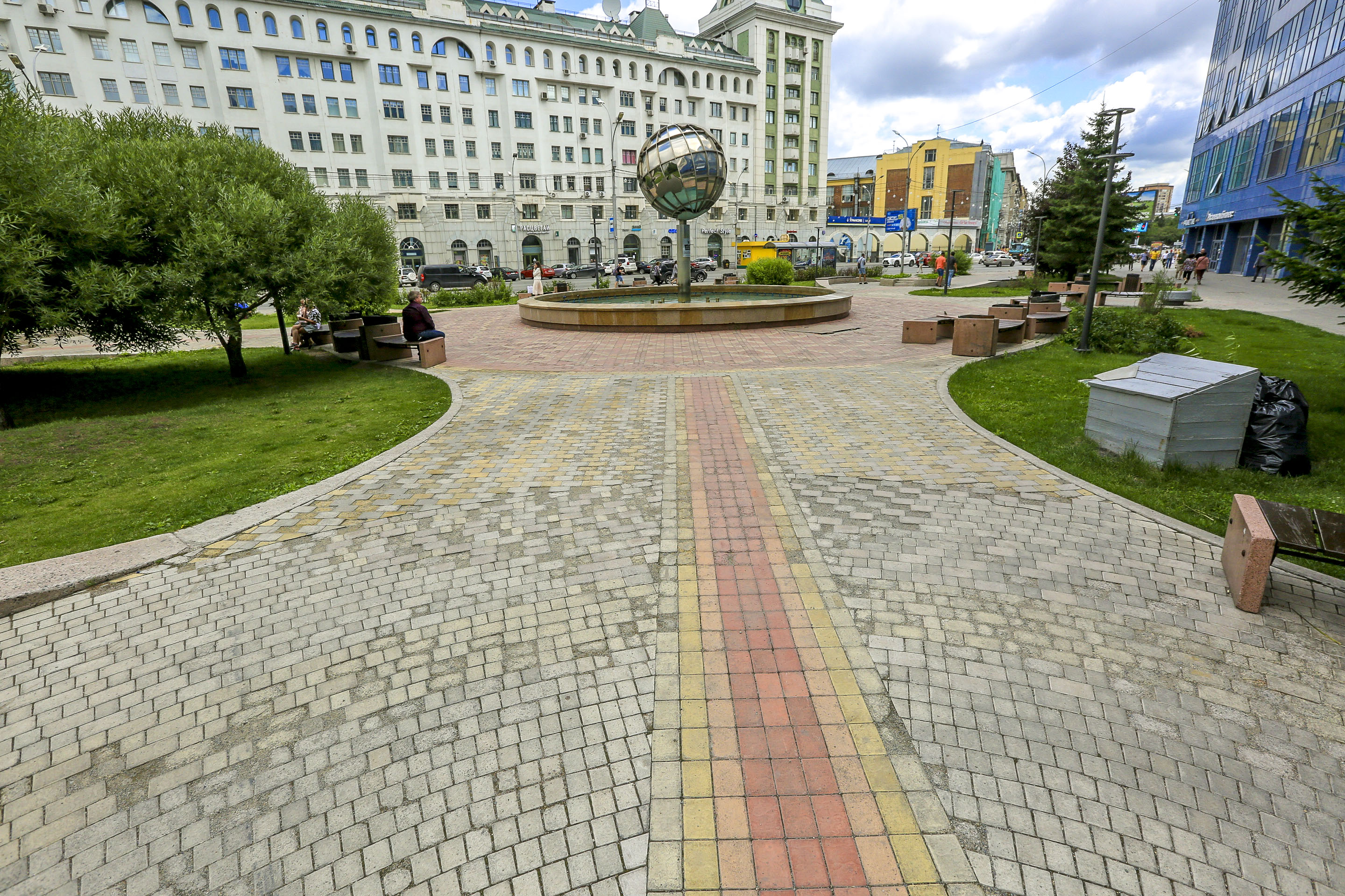 Как сквер на Орджоникидзе выглядит сейчас