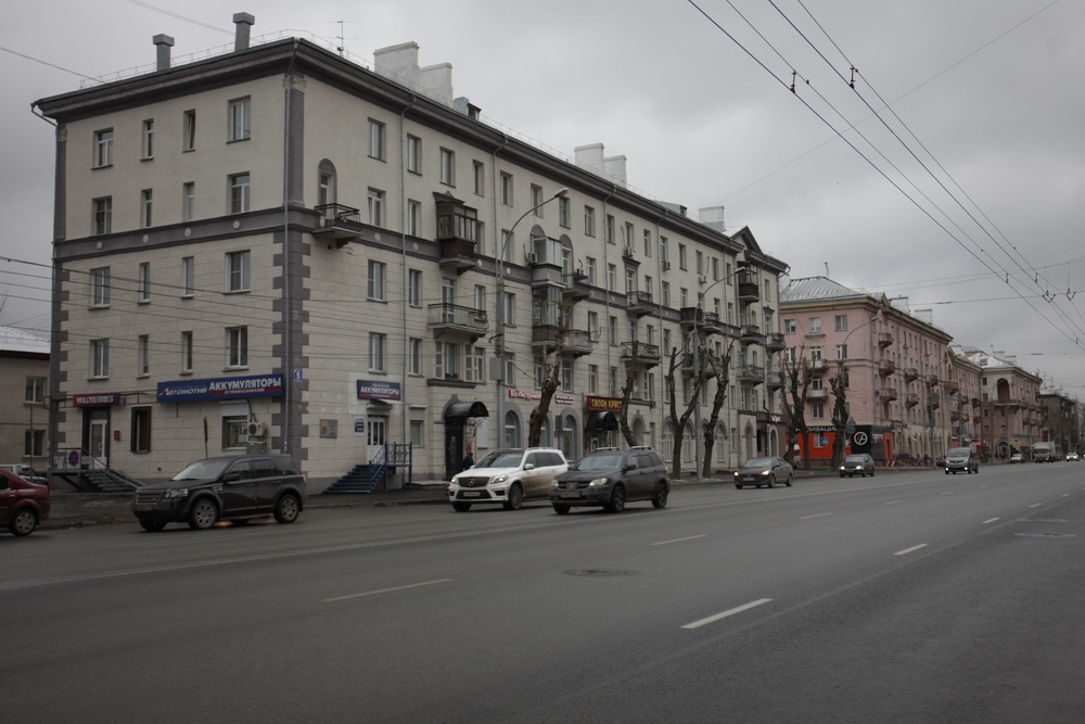 Отремонтированный проспект Дзержинского. Октябрь 2022 года