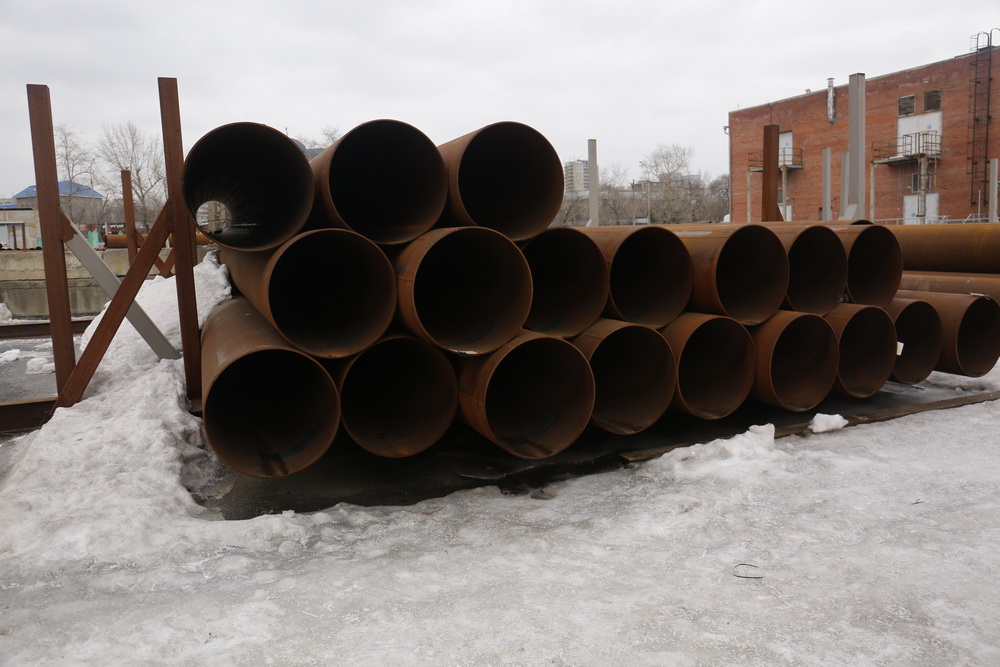 Старые теплосети в Новосибирске заменят умными трубами с датчиками. ТЭЦ-1, март 2022 года