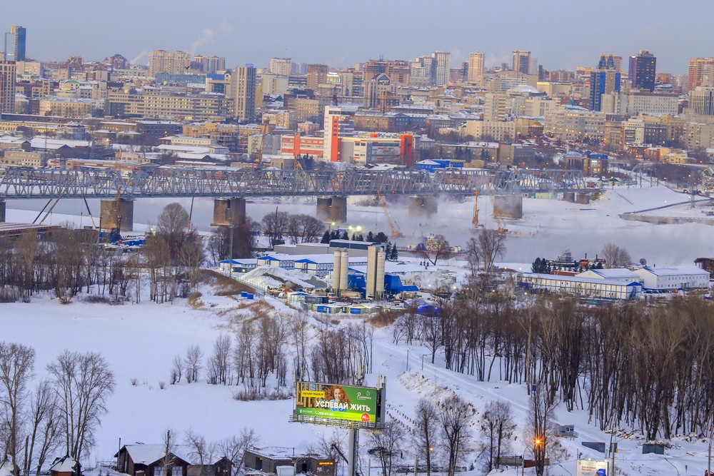 Пролётное строение для моста. Декабрь 2020 года