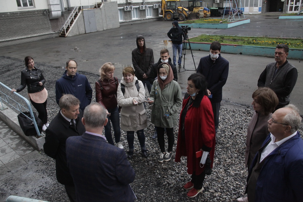 Ремонт двора на улице Железнодорожной. Июнь 2021 года