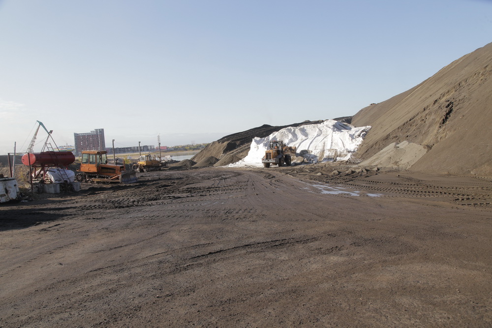 Подготовка противогололёдной смеси