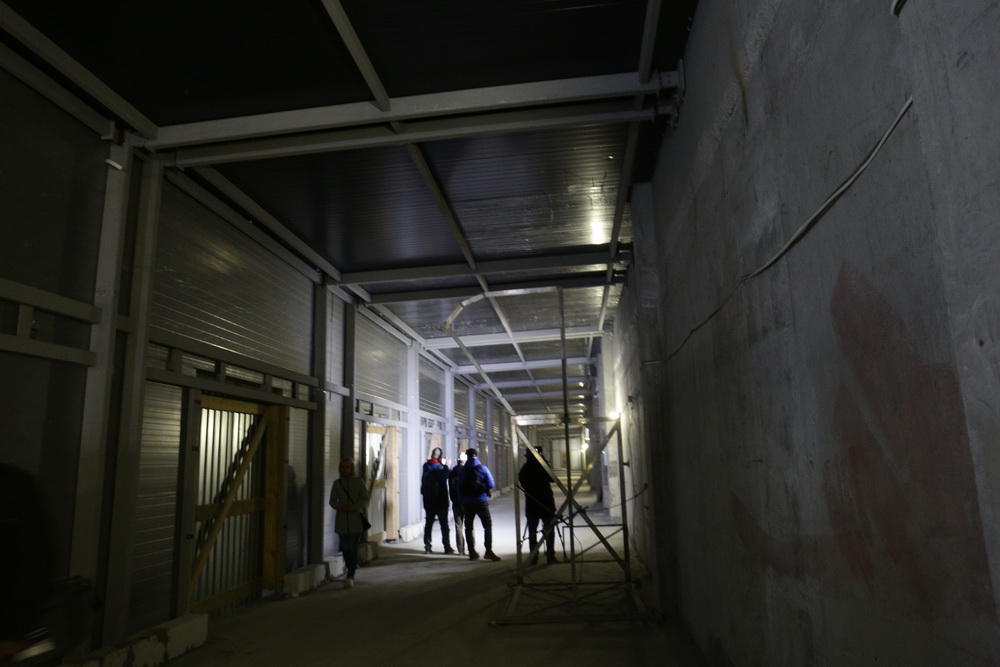 Строительство станции «Спортивная». Апрель 2022 года