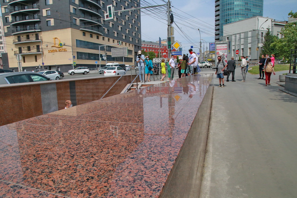 Открытие перехода под проспектом Димитрова. Май 2020 года