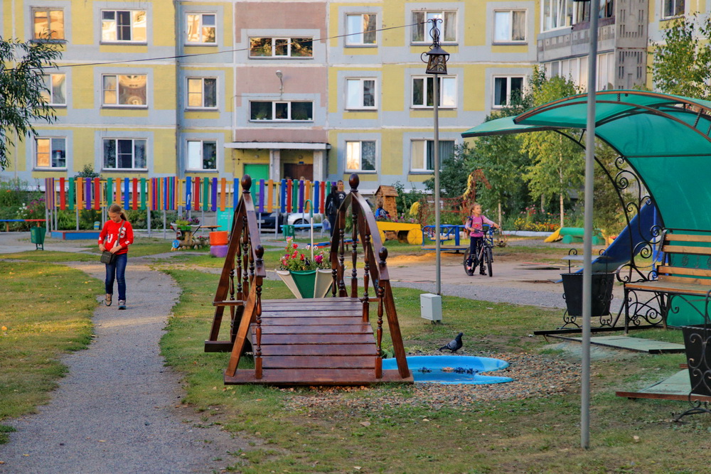 Двор дома на ул. Лесосечной, 5