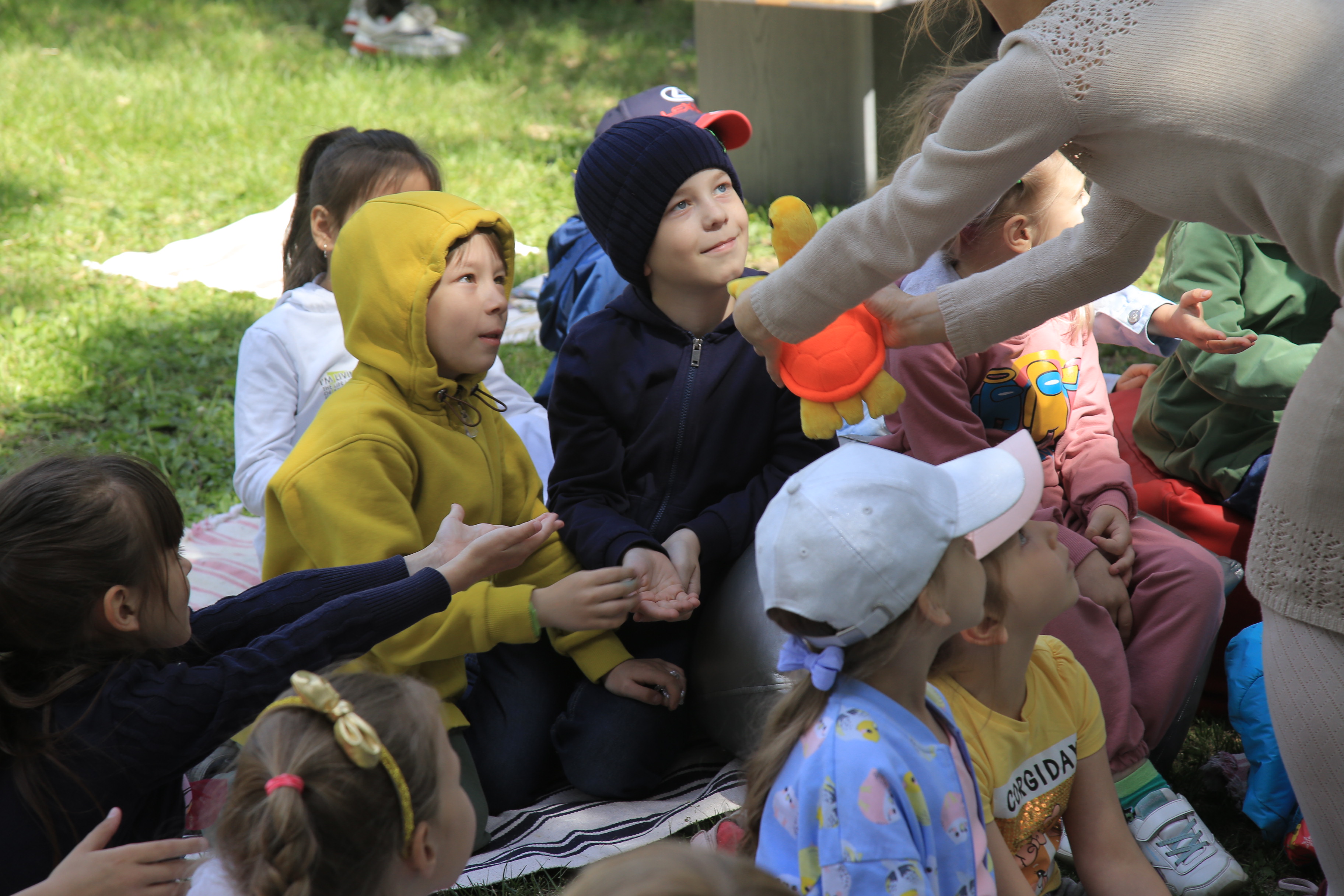 «Библиотека на траве». Первомайский сквер. Июнь 2022 года